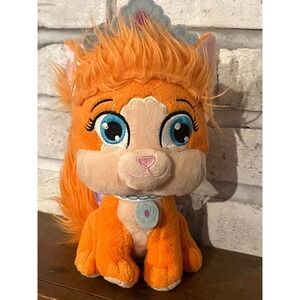 Disney Little Mermaid Princess Palace Pets Ariel's TREASURE Orange Cat Plush